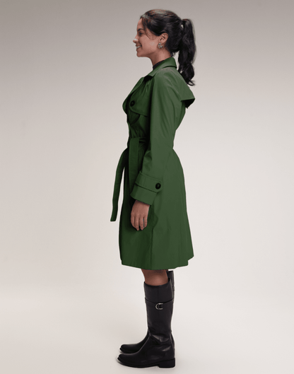 Trench Coat Abbey Verde Highland - Tricote Modas