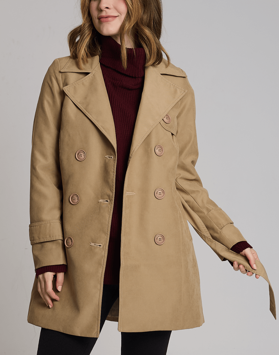 Trench Coat Hailes Bege - Tricote Modas