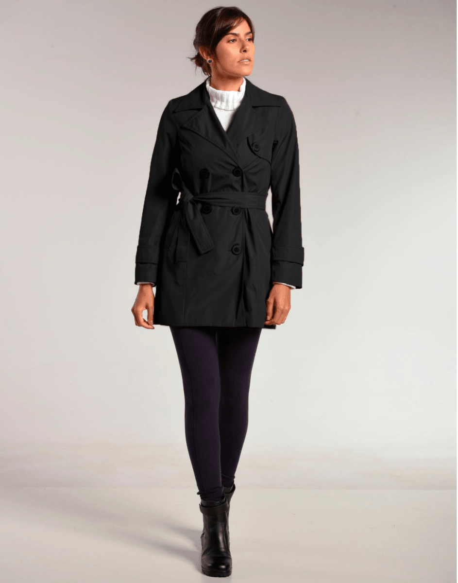 Trench Coat Netley Preto - Tricote Modas