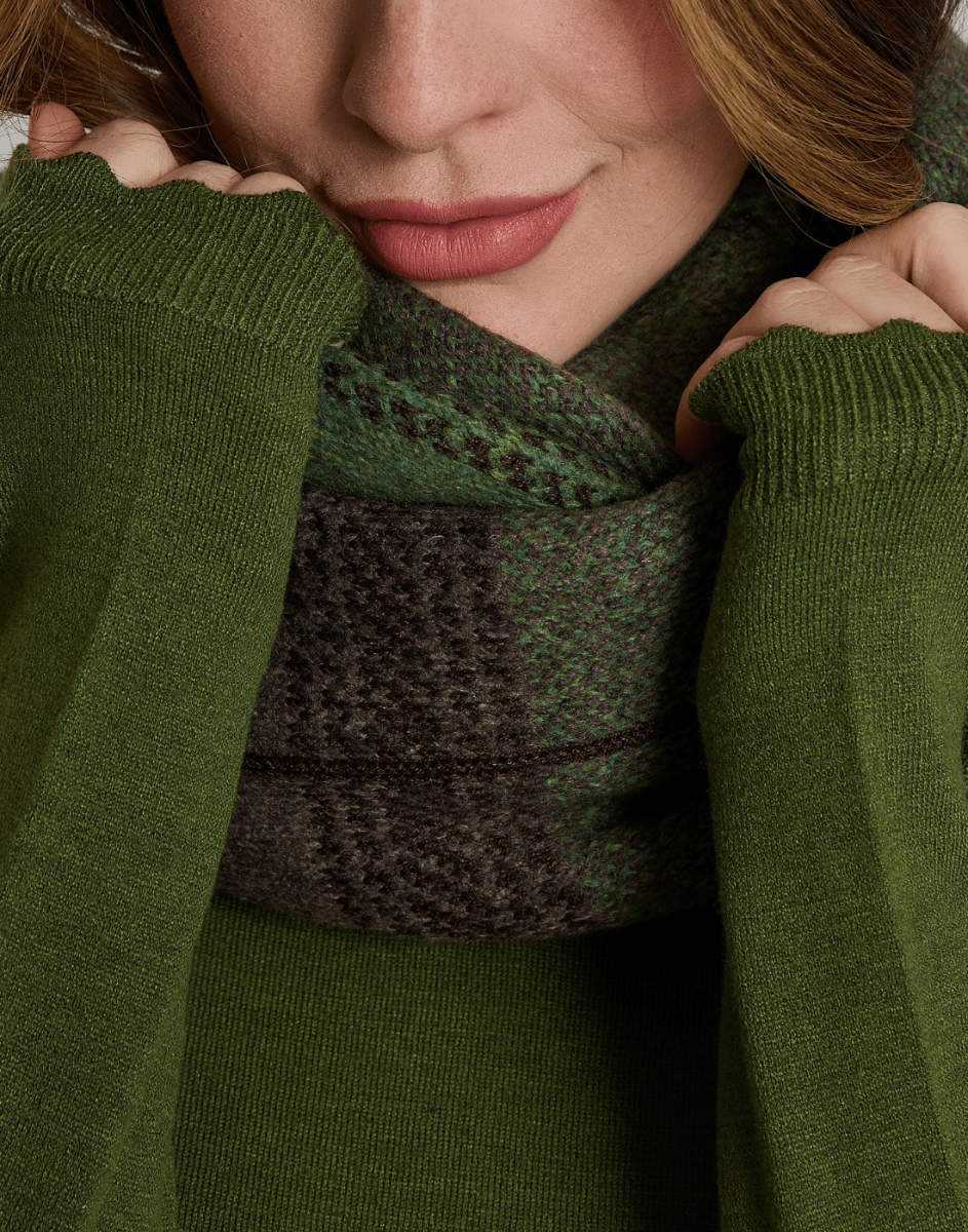 Xale Tartan Dunbar Verde - Tricote Modas